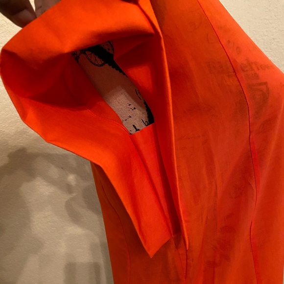 BCBG MAXAZRIA “Off The Runway” Tangerine Minidress - Size XS/S - Picture 2 of 10